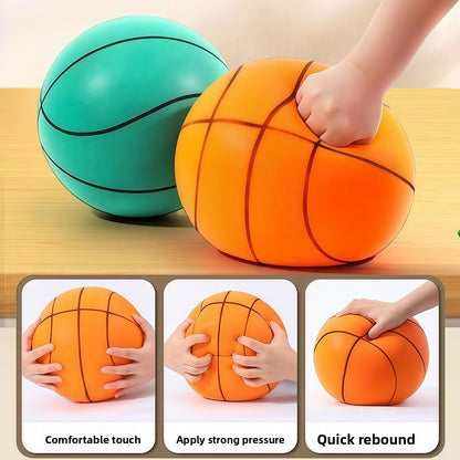 Silent PU Foam Basketball for Kids Indoor Play