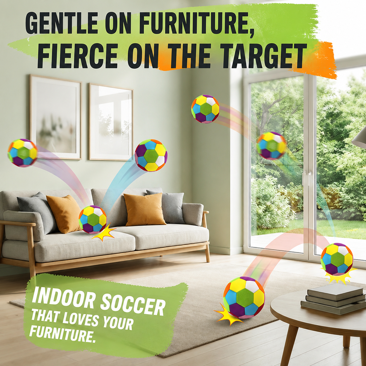 HushBall"- Indoor Soft Soccer Ball 2.0