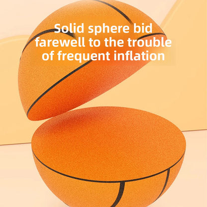 Silent PU Foam Basketball for Kids Indoor Play